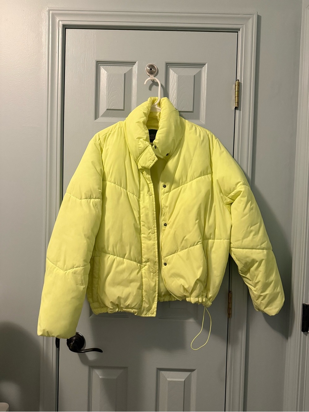 Y2K chunky neon puffer jacket Wild Fable brand